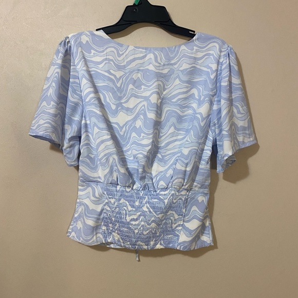 Abercrombie & Fitch Poplin square neck corset top size small - Picture 4 of 7